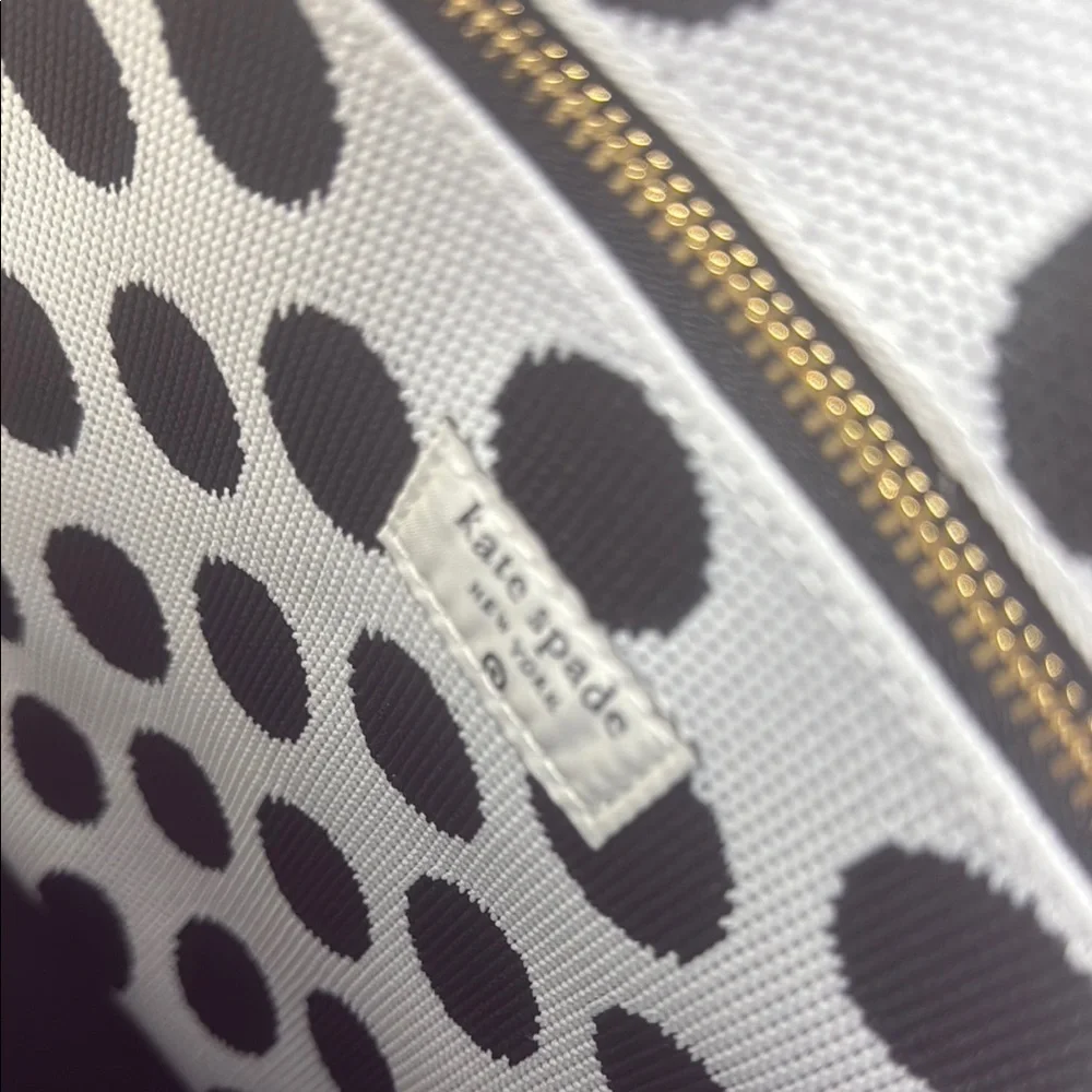 Kate Spade knit color block Black and White Tote Bag NWT